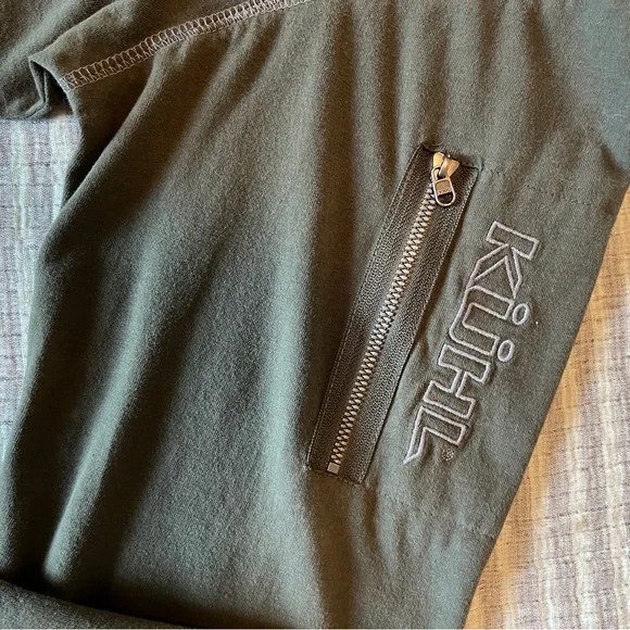 Kuhl Men's Olive Green Long Sleeve Tee - Picture 3 of 6